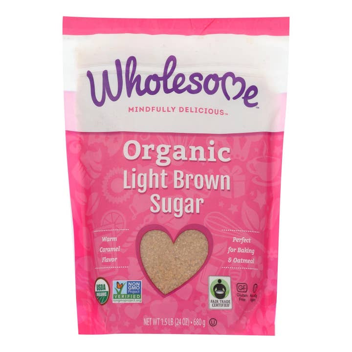 Wholesome Sweeteners Sugar - Organic - Light Brown - 24 Oz - Case Of 6 for wholesale by Ware Spark