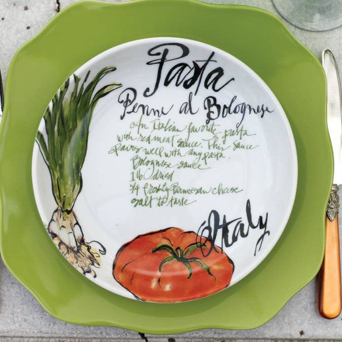 Rosanna - Wholesale Serve Bowl - Pasta Italiana Bowls S/4