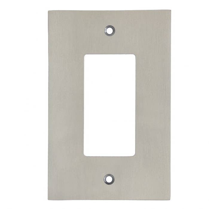 Switch Hits - Wholesale Light Switch Cover/Plate - Modern Antique Pewter 1 Gang GFCI Rocker Switch Cover Plates