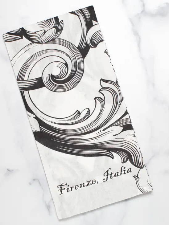 Torchon en lin italien Firenze - Fabriqué en Italie pour la vente par DMITRY Ties