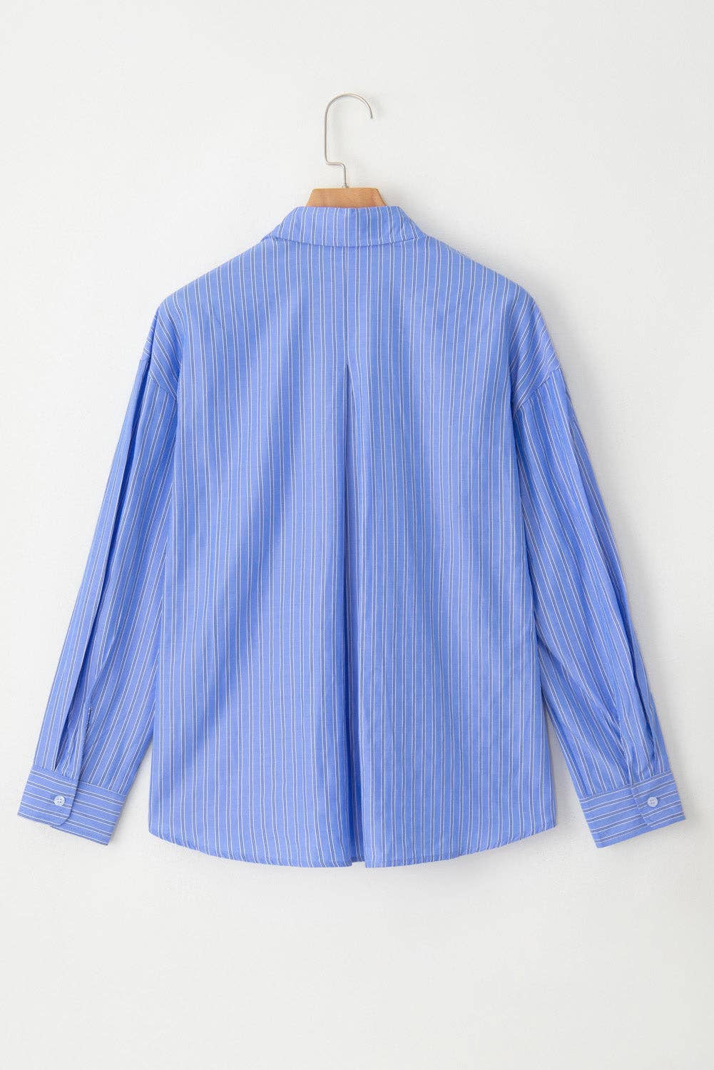 Lovesoft - Wholesale Button Down Shirt - Women's - Stripe Button-Up Relaxed Fit Oversized Shirt3