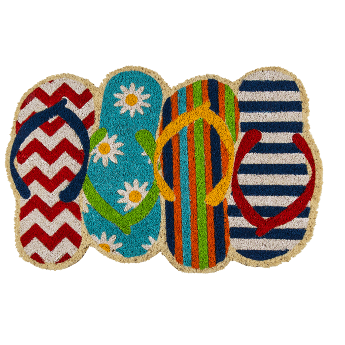 Out of the blue KG – wholesale Golvmatta – Entrématta med flip-flop-design, ca 60 x 40 cm, med hängare1