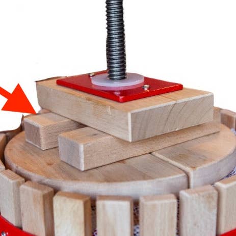 Træblokke til druepresse (11 1/8 i x 2,5 i x 2,5 tommer) for engroshandel hos ABC Crafted Series