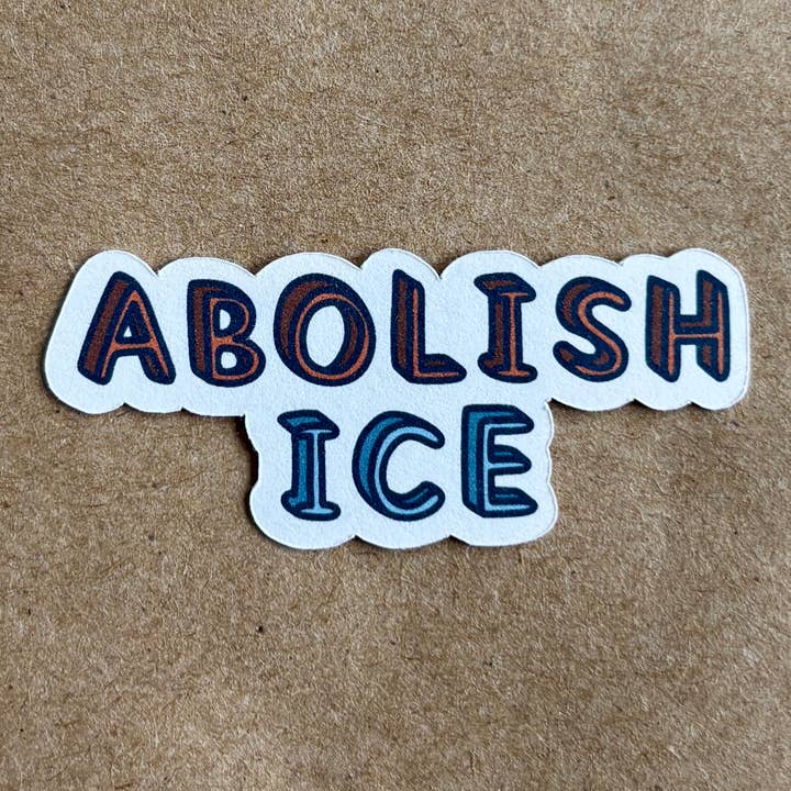 Autocollant "Abolir ICE" pour la vente par AnneArchy