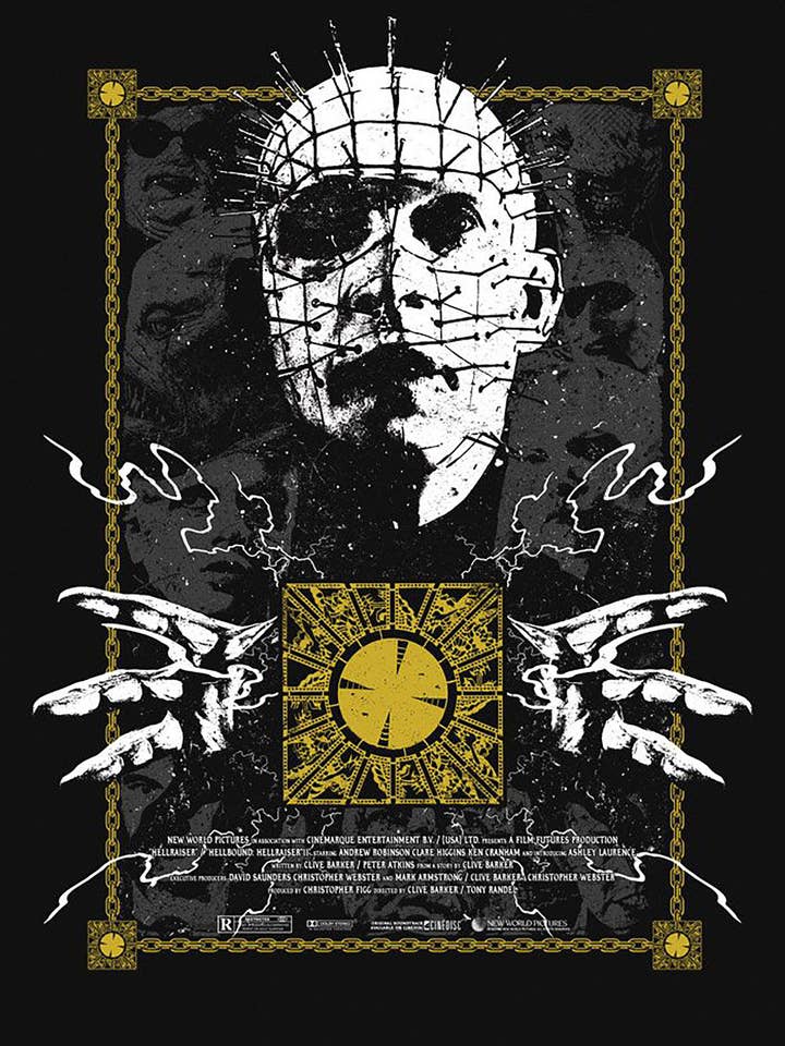 Hellraiser grafische legpuzzel 150 stukjes voor wholesale door Crow Butterfly Horror