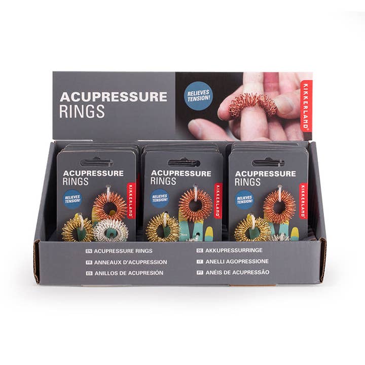 Acupressure Rings for wholesale by Kikkerland Design Inc