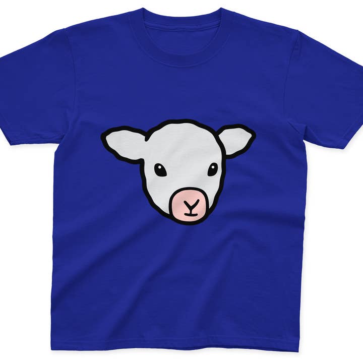 Clumsy Hooves – wholesale T-shirt med screentryck – Barn – Lamm T-shirt för barn1