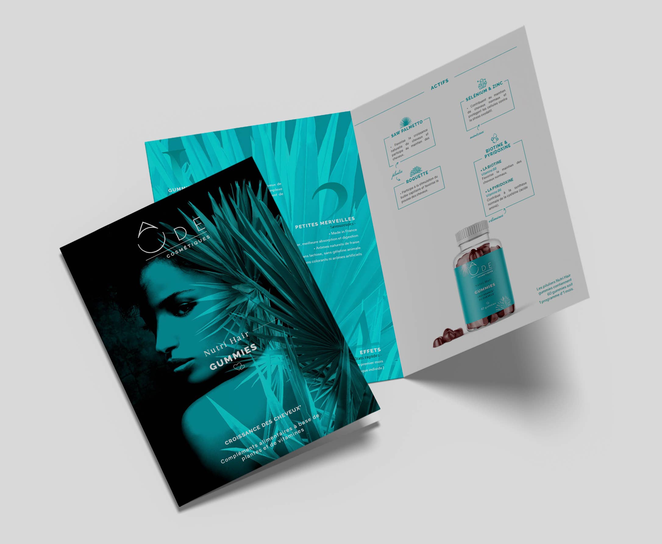 ODE COSMETIQUES - Wholesale Haircare Set/Kit - PACK of 12 Growth Booster Gummies Pillboxes NUTRI HAIR3