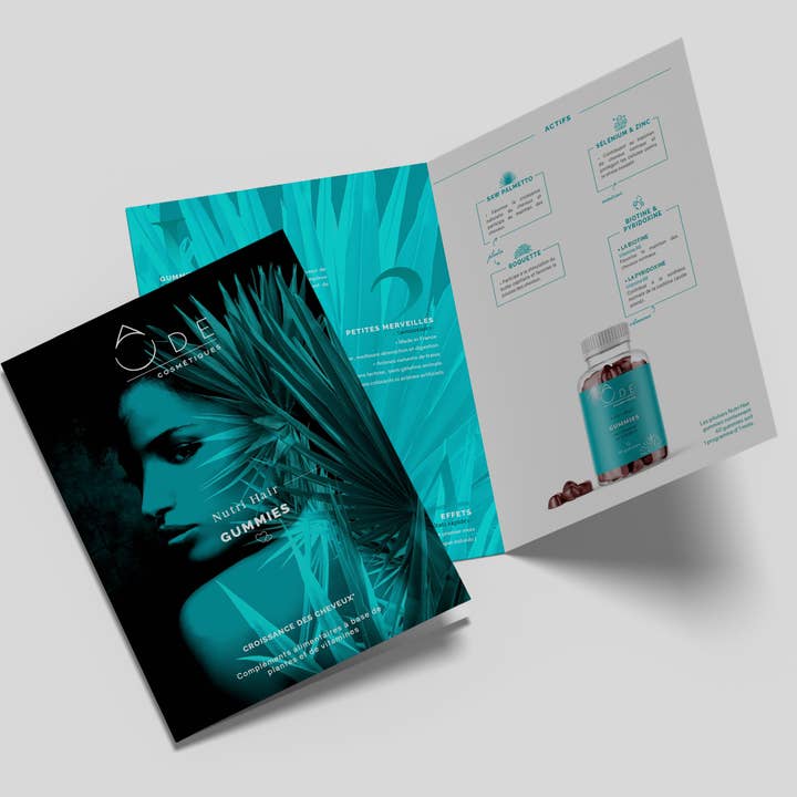 ODE COSMETIQUES - Wholesale Haircare Set/Kit - PACK of 12 Growth Booster Gummies Pillboxes NUTRI HAIR3