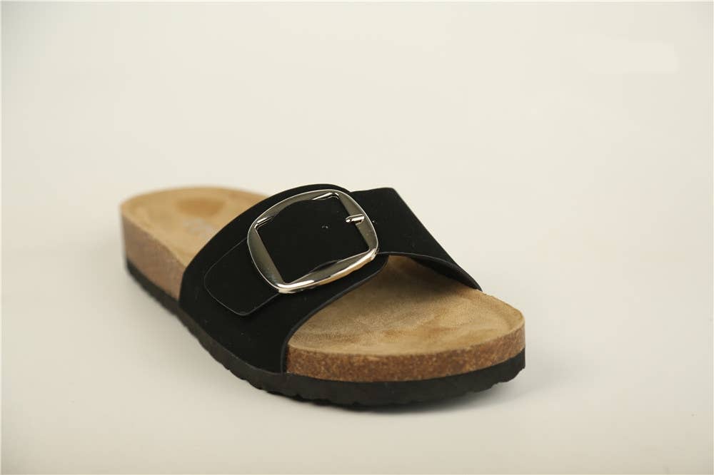 No Doubt Shoes – sandálias - Mulher por atacado – Sandálias com Fivela Grande e Palmilha Macia0