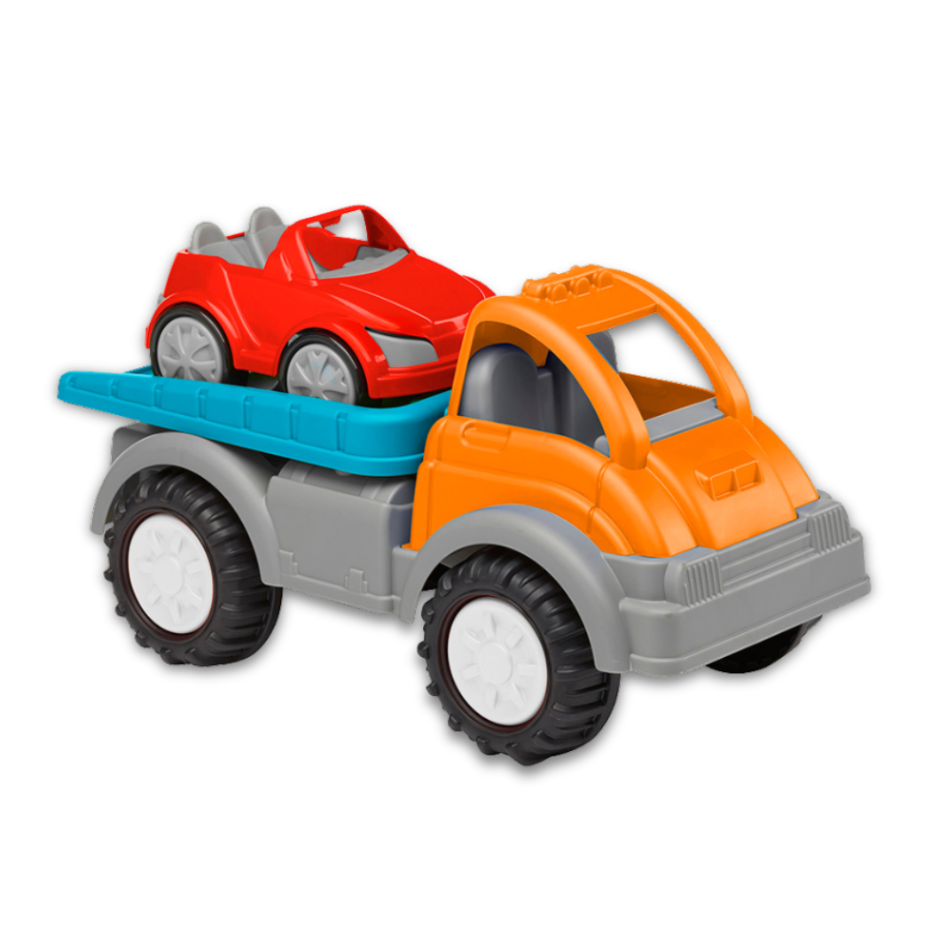 American Plastic Toys - Vendita all'ingrosso Macchinetta/camioncino giocattolo - Bambini  - Camion Gigante Trasportatore di Auto Giocattolo in Plastica per Bambini0