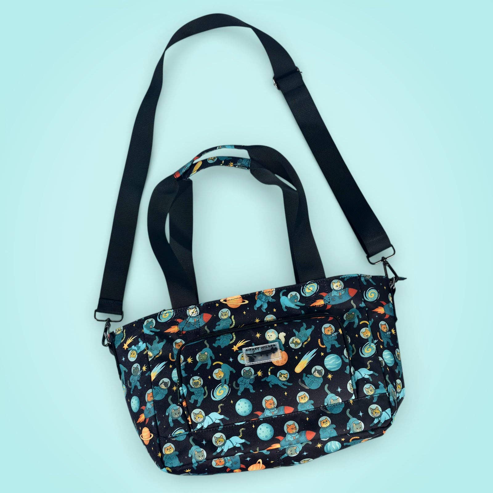 Sipsey Wilder - Wholesale Tote Bag - Women's - Space Kitties Medium Venture Tote9