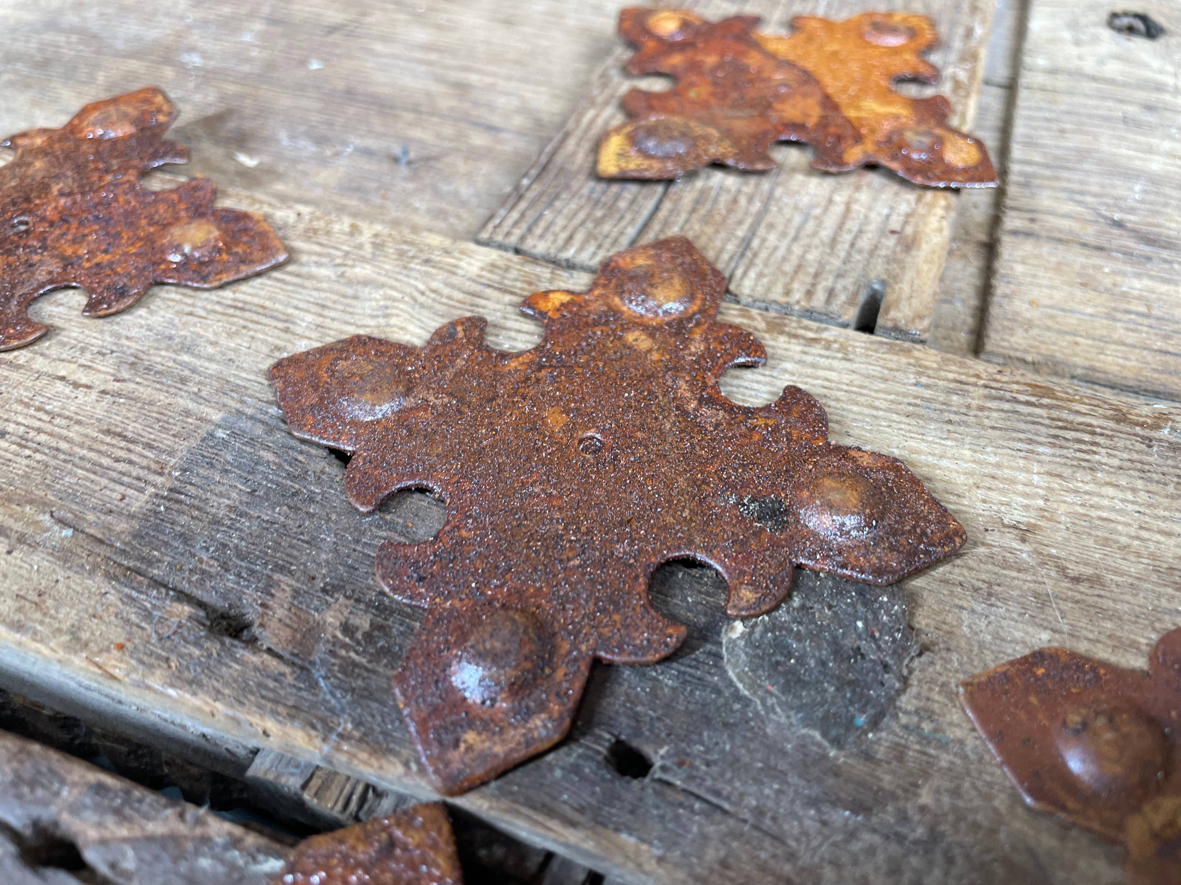 My Amigos Imports - Wholesale Wall Accent - Great Buy-ER-Rustic Iron Medallions- 3 inches-Iron Hardware2