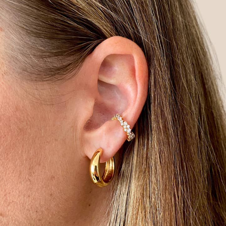 EL&RO Jewellery - Wholesale Cuff/wrap earrings - COVEY EAR CUFF | GOLD1