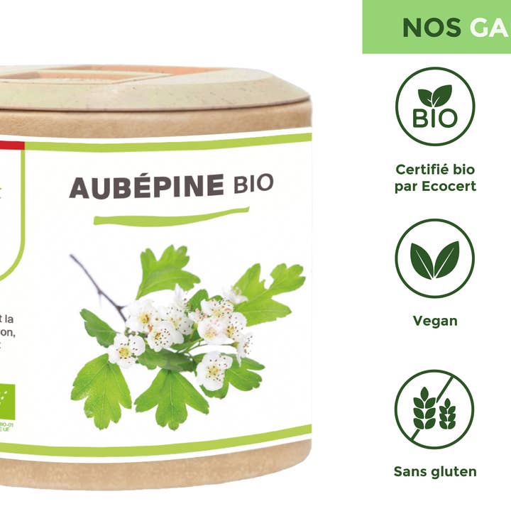 Bioptimal - Wholesale Oral Supplement/Vitamin - Organic hawthorn - Dietary supplement - in capsules8