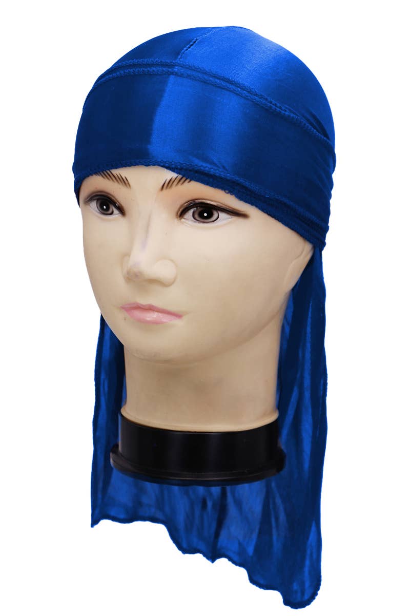 Cap Zone - Wholesale Durag/Wave Cap - Unisex - Silky Nylon Satin Long Tail Head Wrap Durag12