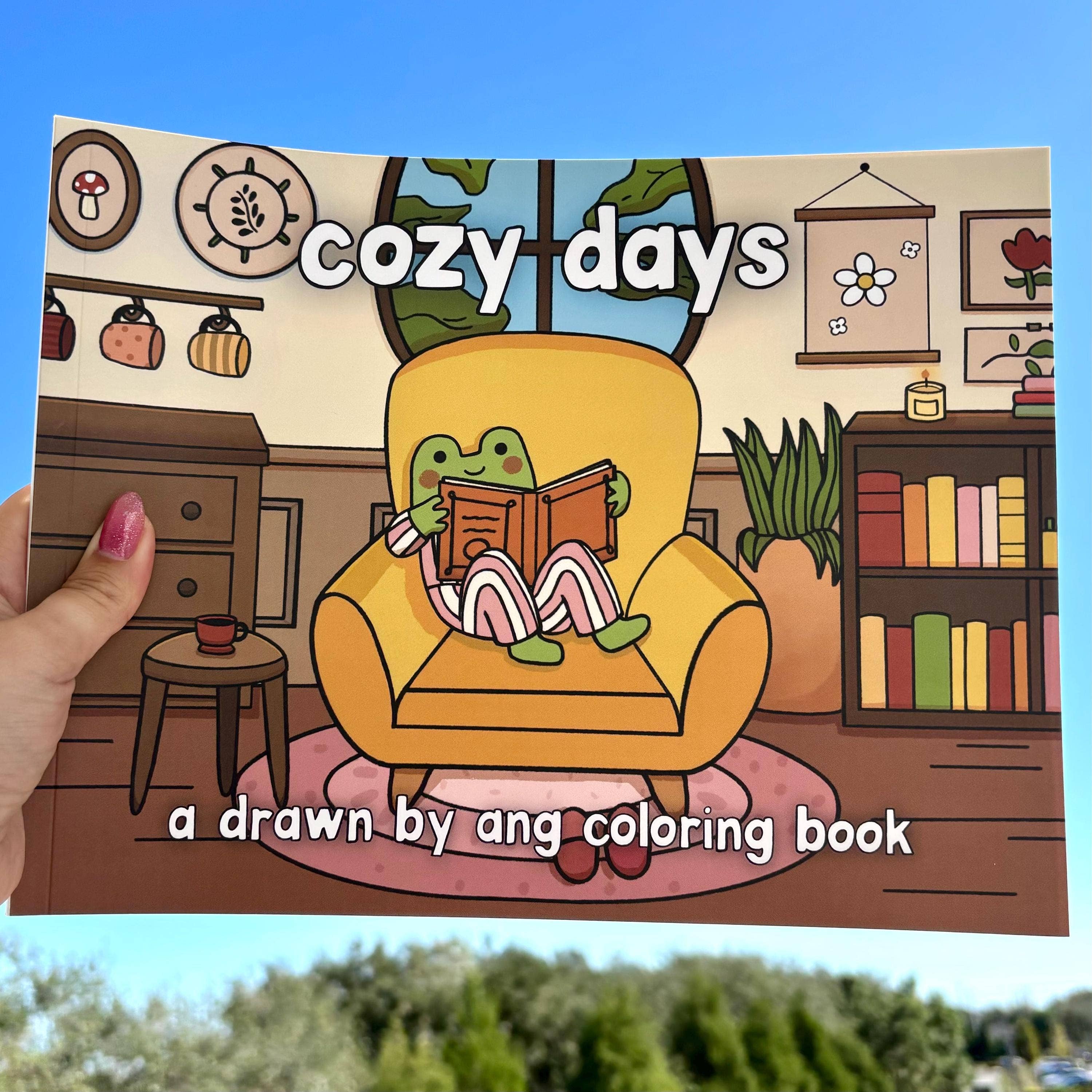 Drawn by Ang - Wholesale Coloring & Activity Book - Kids & Baby - Cozy Days Coloring Book for All Ages1