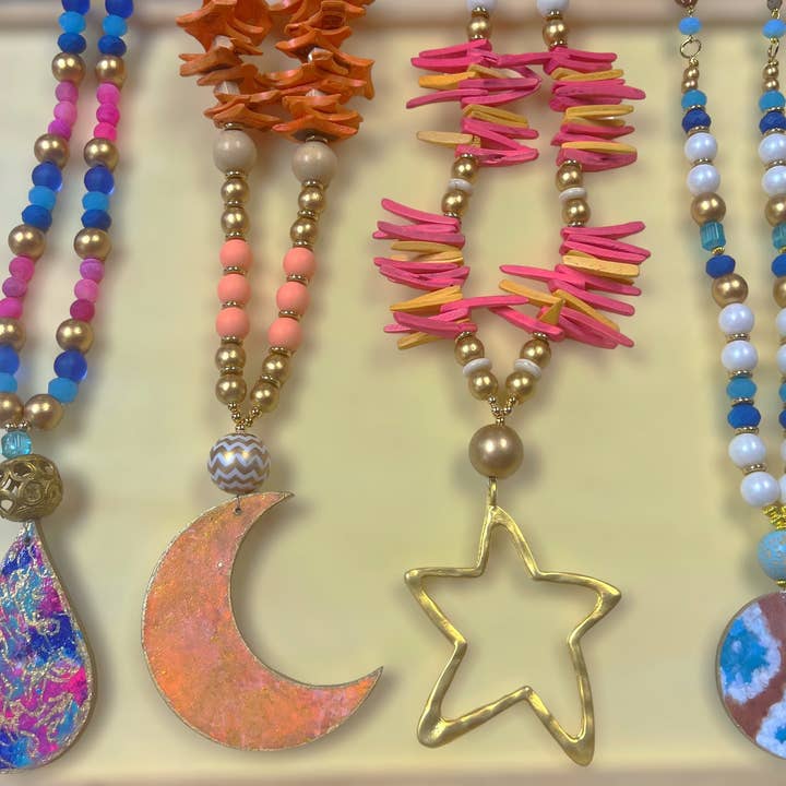 The Saturday Handmade Necklace Collection for wholesale by Tweeds and Beads