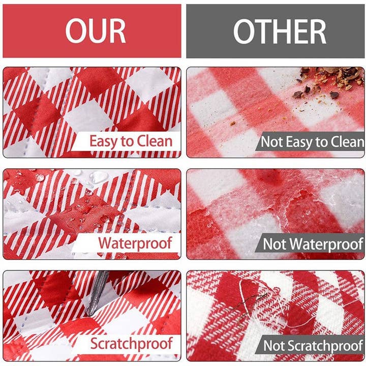 VIGOR - Wholesale Picnic Blanket - Foldable Travel Beach Picnic Blanket for Outdoor(10 Pack)2