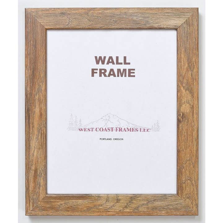 West Coast Frames LLC - Wholesale Picture Frame - 26029 - 1-1/2" Brown Barnwood MDF Picture Frame 100% USA