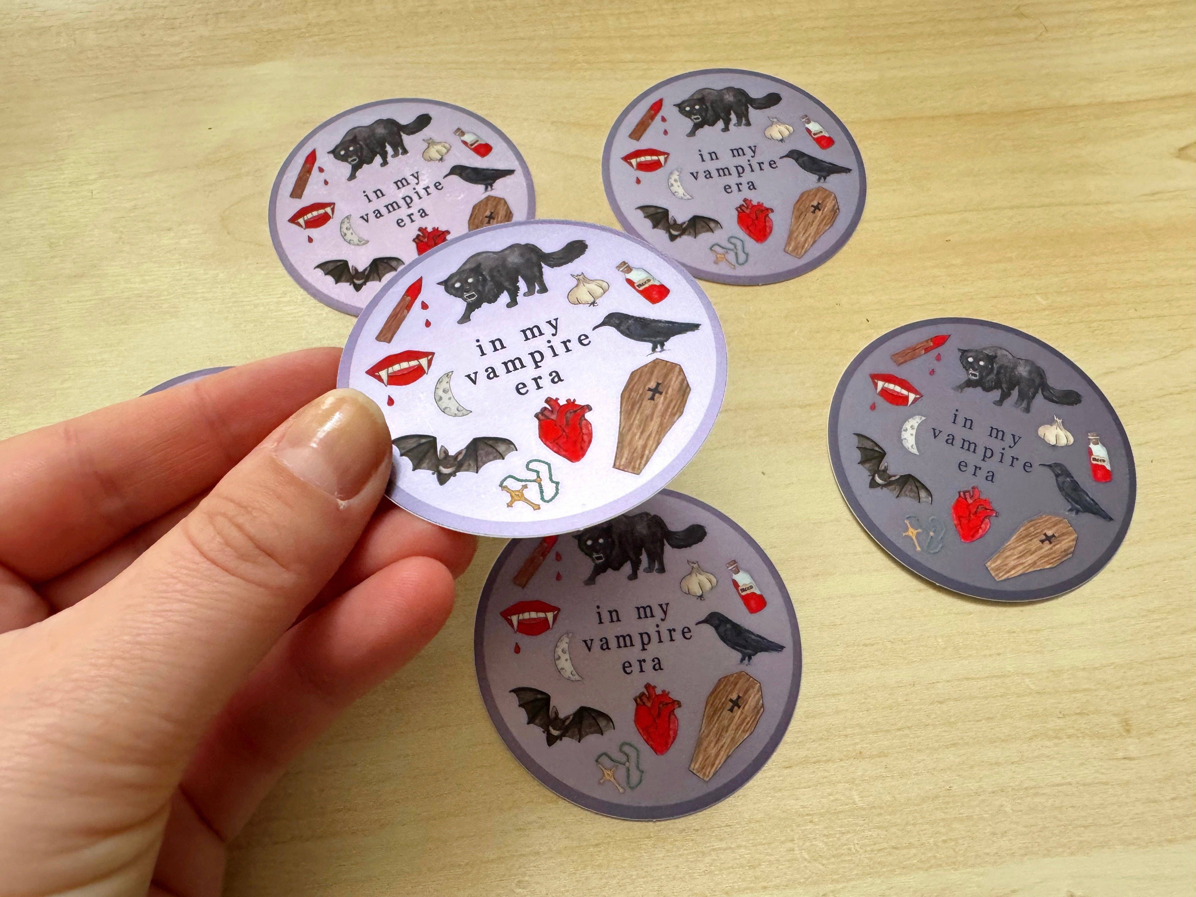 The Curious Cactus - Wholesale Sticker - Vampire Era Holo Sticker1