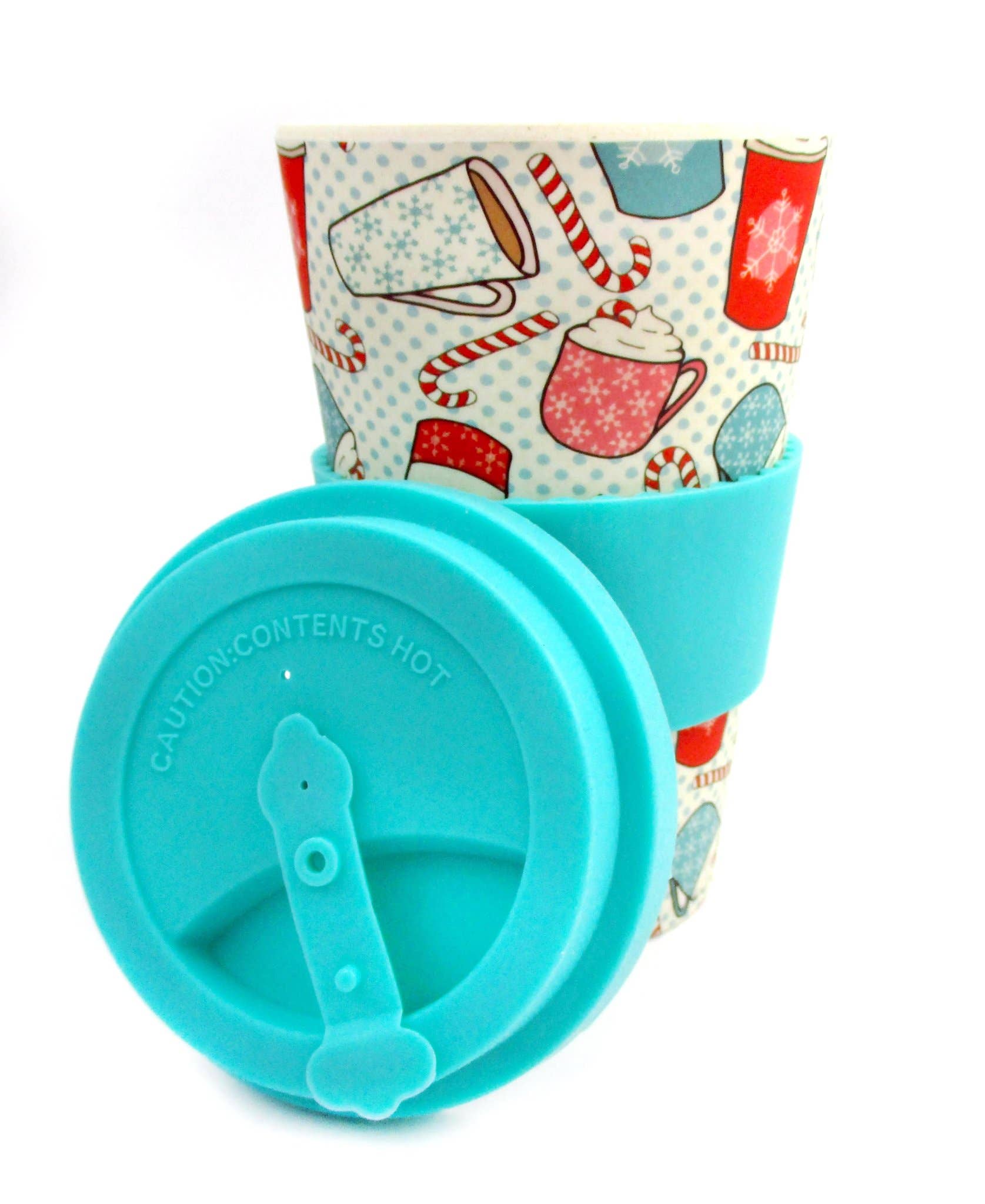 Tiny Mills - Wholesale Insulated Mug/Tumbler - Eco-Friendly Reusable Mug with Christmas Coffee Design1