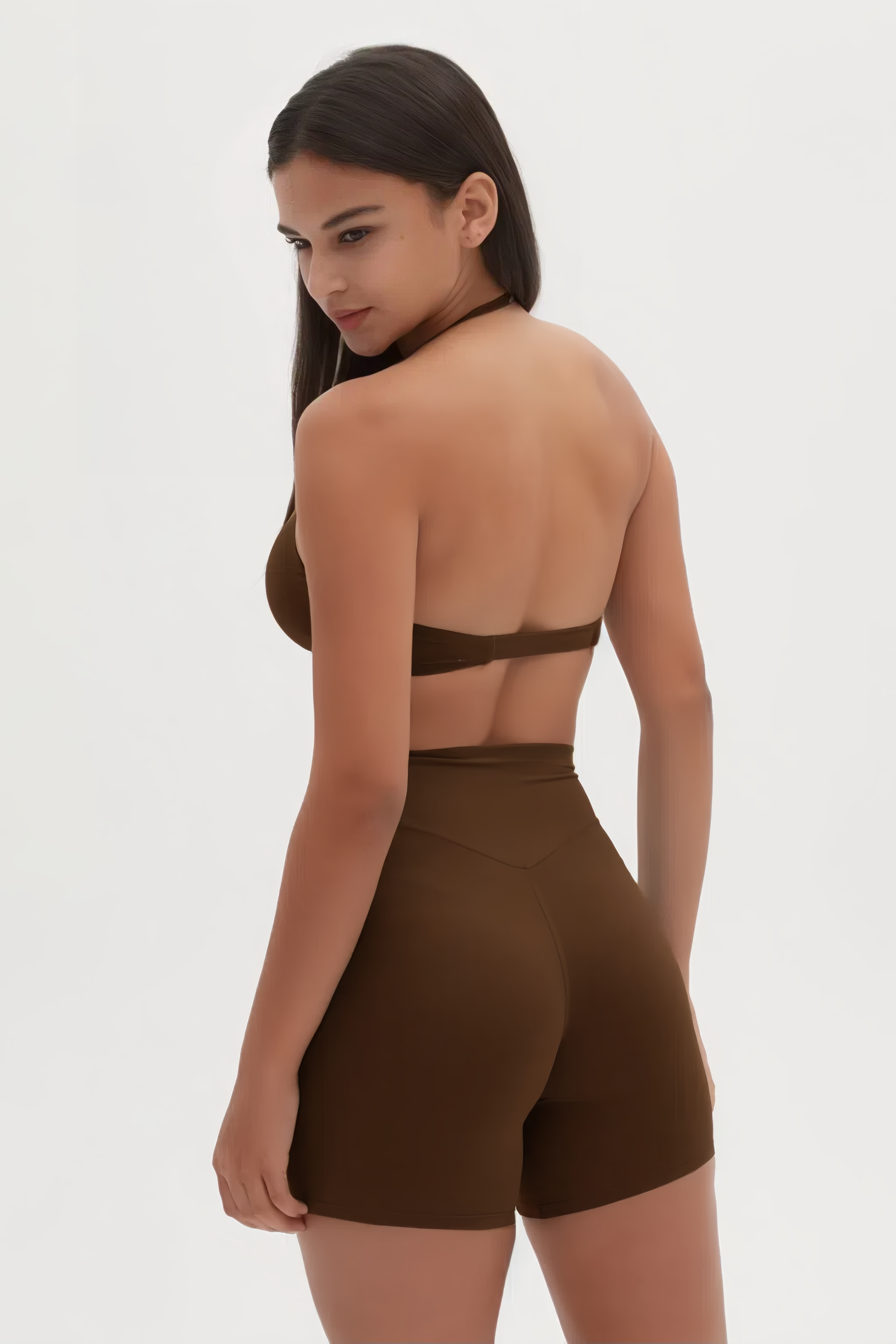 Mantra Active - Wholesale Activewear Set - Women's - Chloe Twist Front Sports Bra & Shorts Activewear Set 10