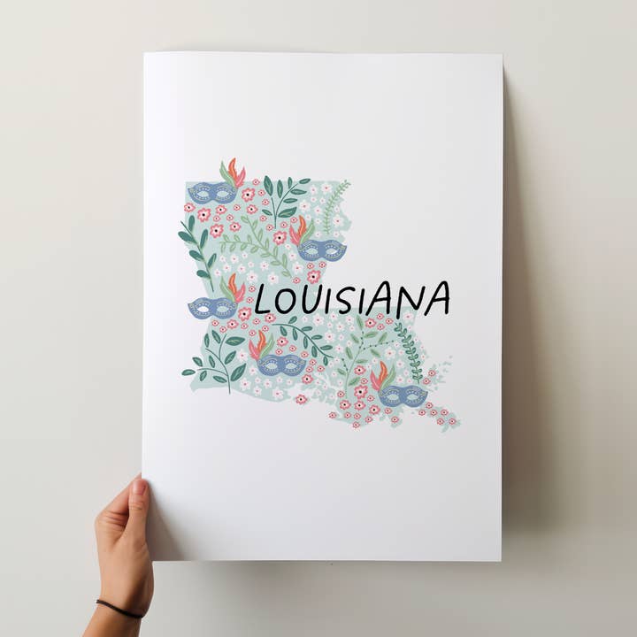 Louisiana - 50 States Collection for wholesale by Fox Burrow Designs