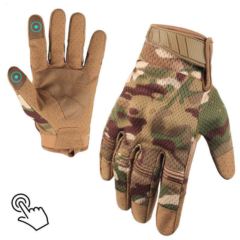 Ecovear - Wholesale Gloves - Unisex - Tactical Camouflage Touchscreen Cycling Gloves0