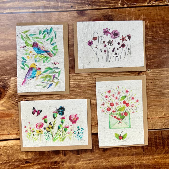 Les cartes de Lulu – Cartão de saudação diária por atacado – Cartão adulto com inocultação neutro - (designs 3x8)