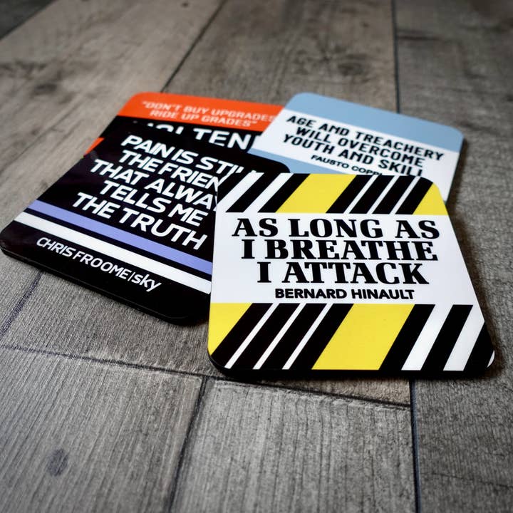 EllieBeanPrints – wholesale Coasters – Classic Race Edition Cycling Jersey Coaster Set5