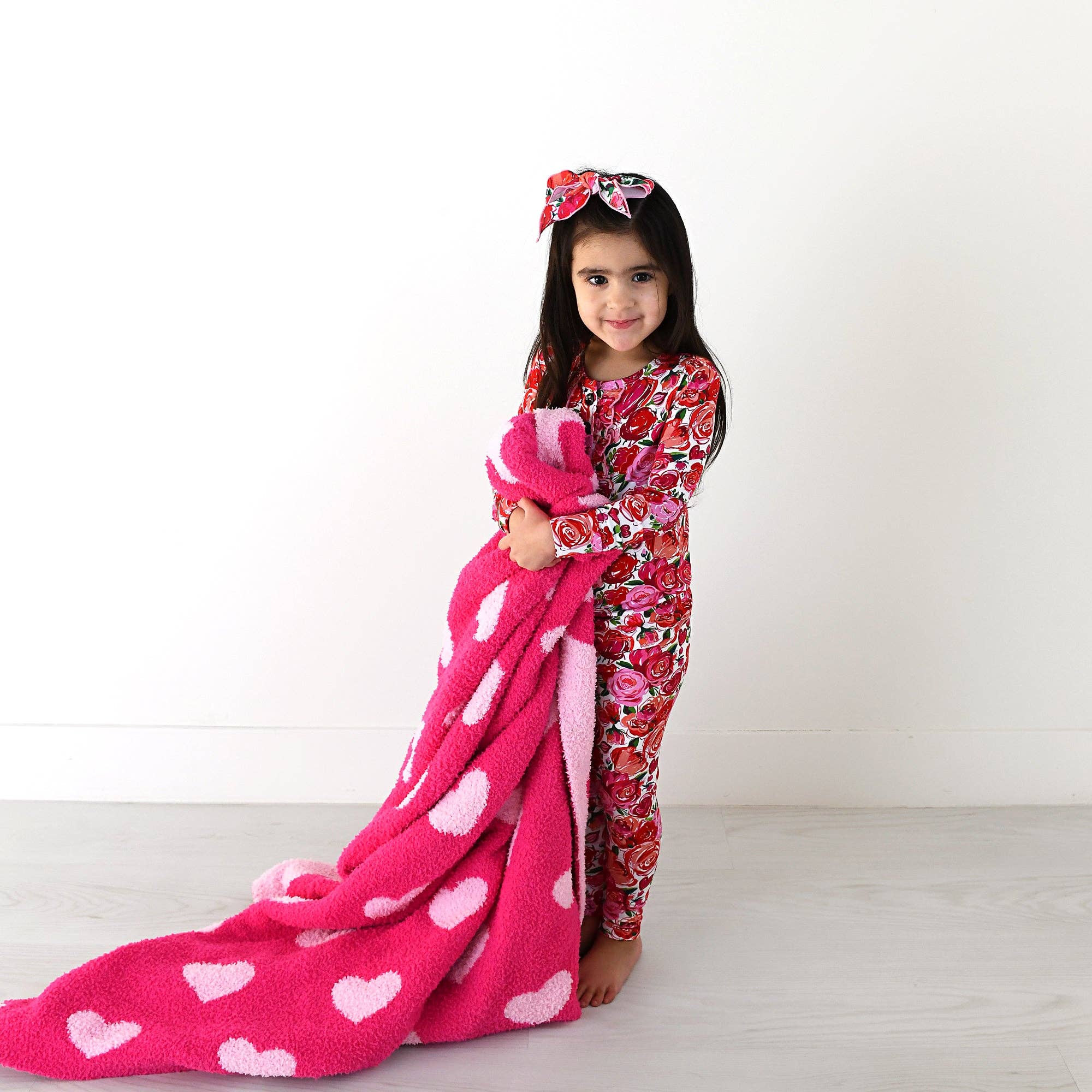 Gigi and Max – wholesale Sleepwear set – Kids – Rose Ruffle Two Piece Bamboo Toddler Outfit4