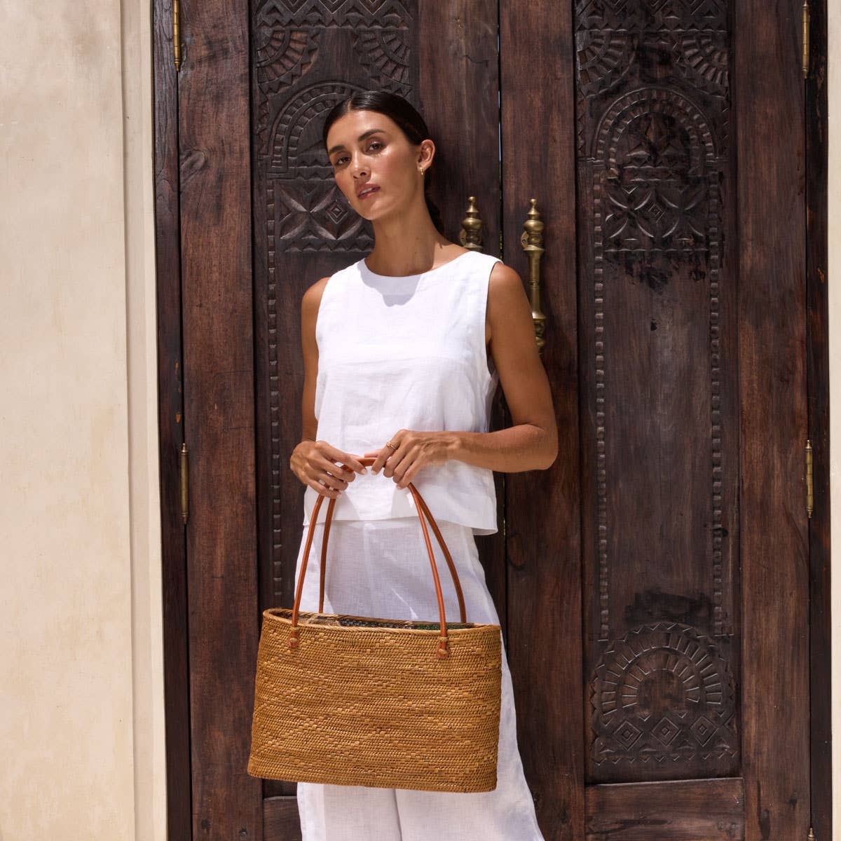 The Winding Road - Vendita all'ingrosso Borsa tote - Donna - Borse Tote in Ata Vine - 3 Misure, Piccola, Media e Grande3