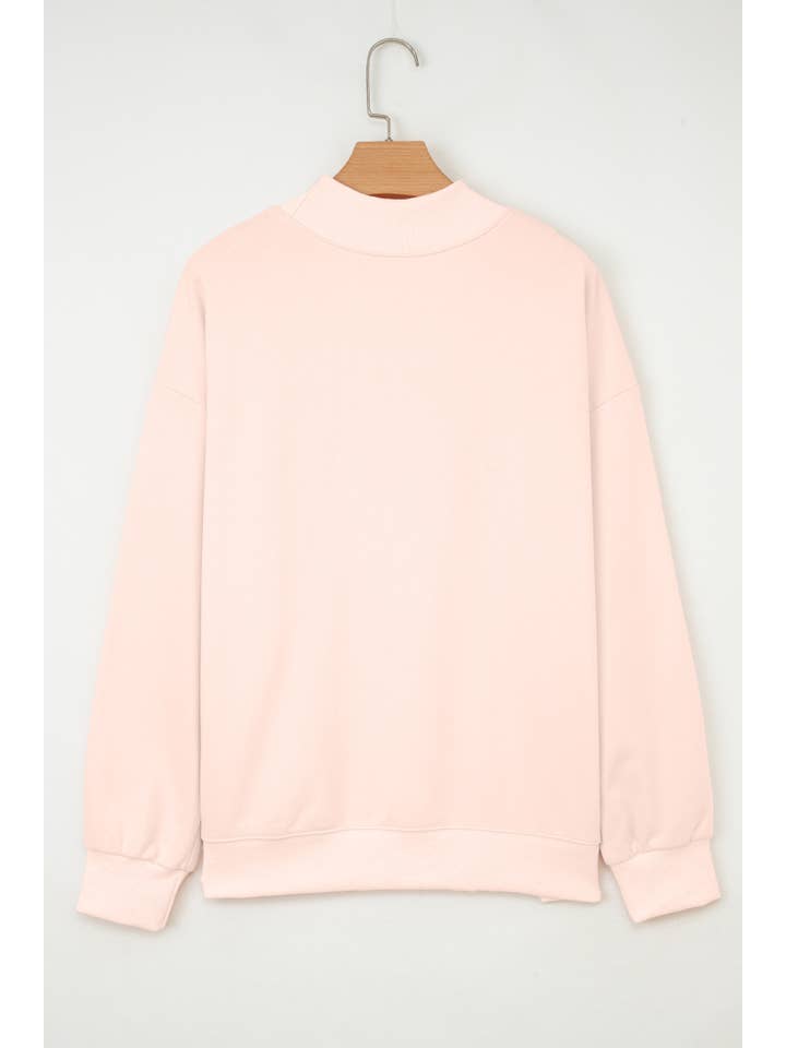 66DISCO - Wholesale Sweatshirt - Women's - 66 Plus Size Blessed Embroidered Mock Neck Sweatshirt (S-4X)12