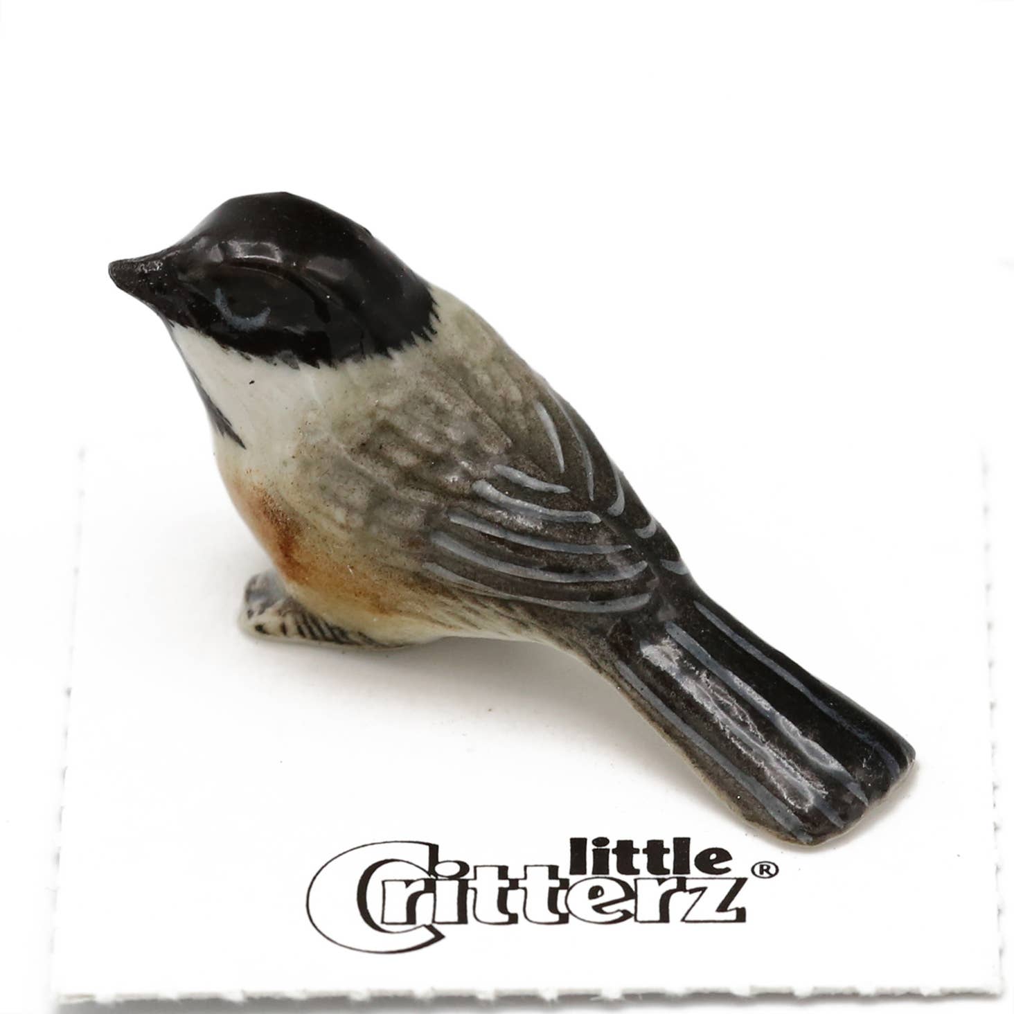 Little Critterz - Wholesale Decorative Figurine - Beebay Chickadee Porcelain Miniature
