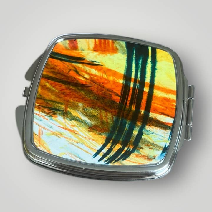 Compact mirror bold colour mix for wholesale by Rachel Stowe Jewellery