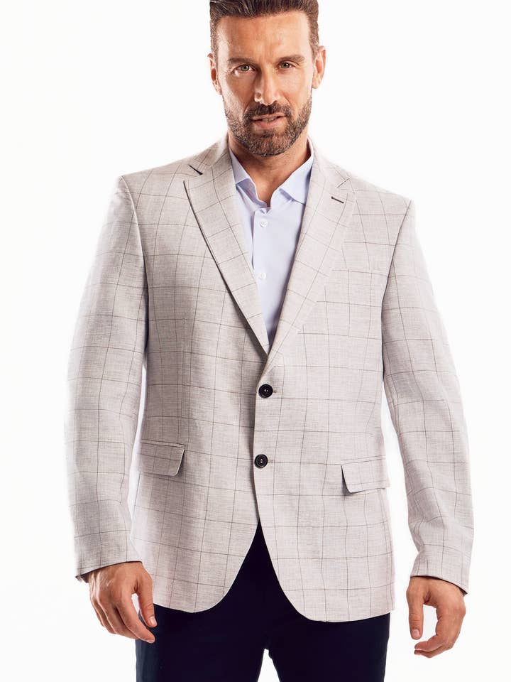 Mojito Reserve Herrar Lätt Rutig Sportjacka för wholesale av MOJITO COLLECTION