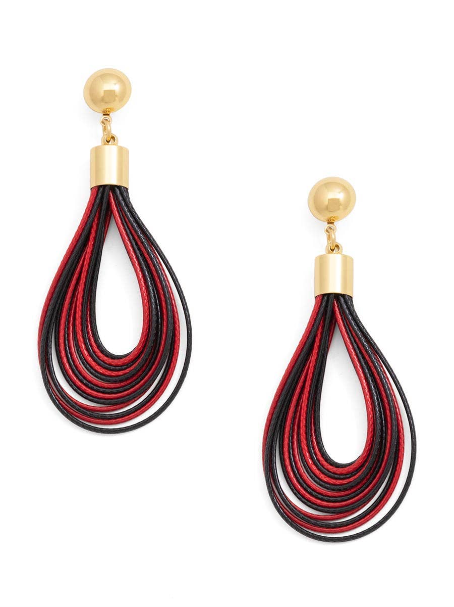 ZENZII Jewelry – Brincos de argola por atacado – Brinco de Couro em Camadas14