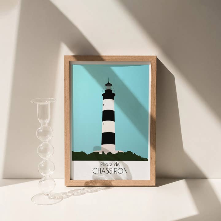 Affiche Phare de Chassiron pour la vente par Wakatp