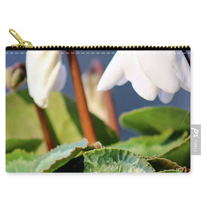 ZIP POUCH - ZIP POUCH “I LOVE FLOWERS” for wholesale by sorayadapuzzostore