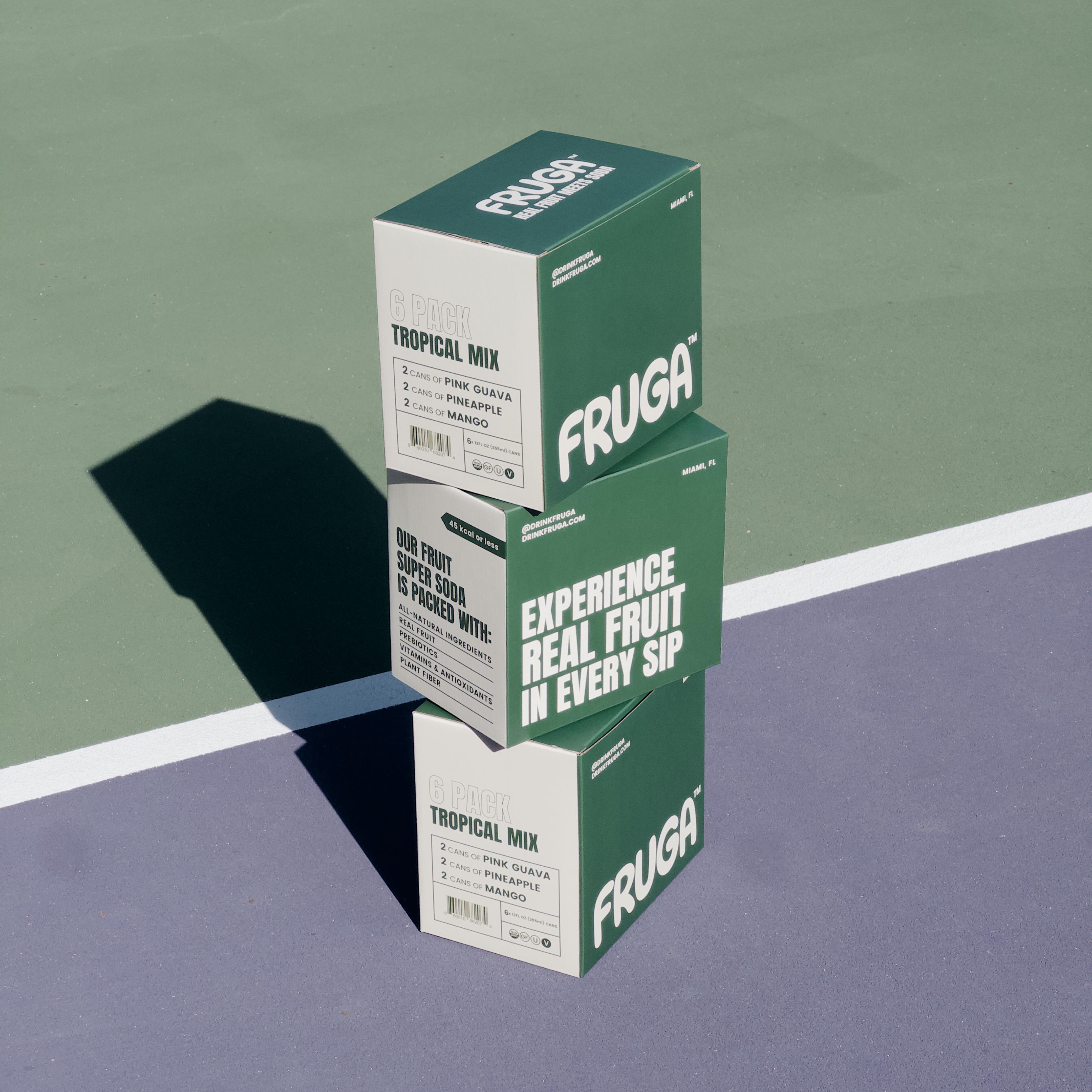 FRUGA Beverage Company - Wholesale Soda/Carbonated Drink - TROPICAL MIX 6-PACK3