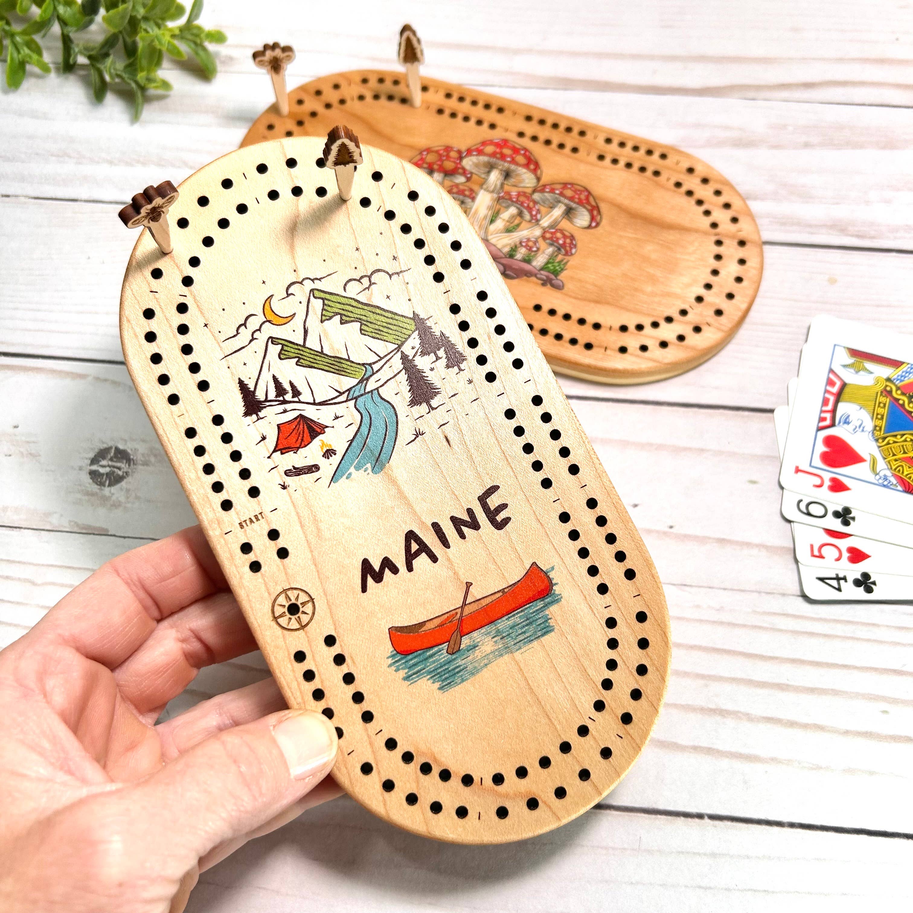 Cast & Carve - Wholesale Bordspel - Deluxe Wildlife Mini-wiegplank met aangepaste haringen13