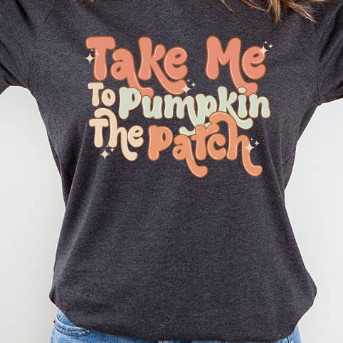 Camiseta estampada Take Me To The Pumpkin por atacado de Select Apparel