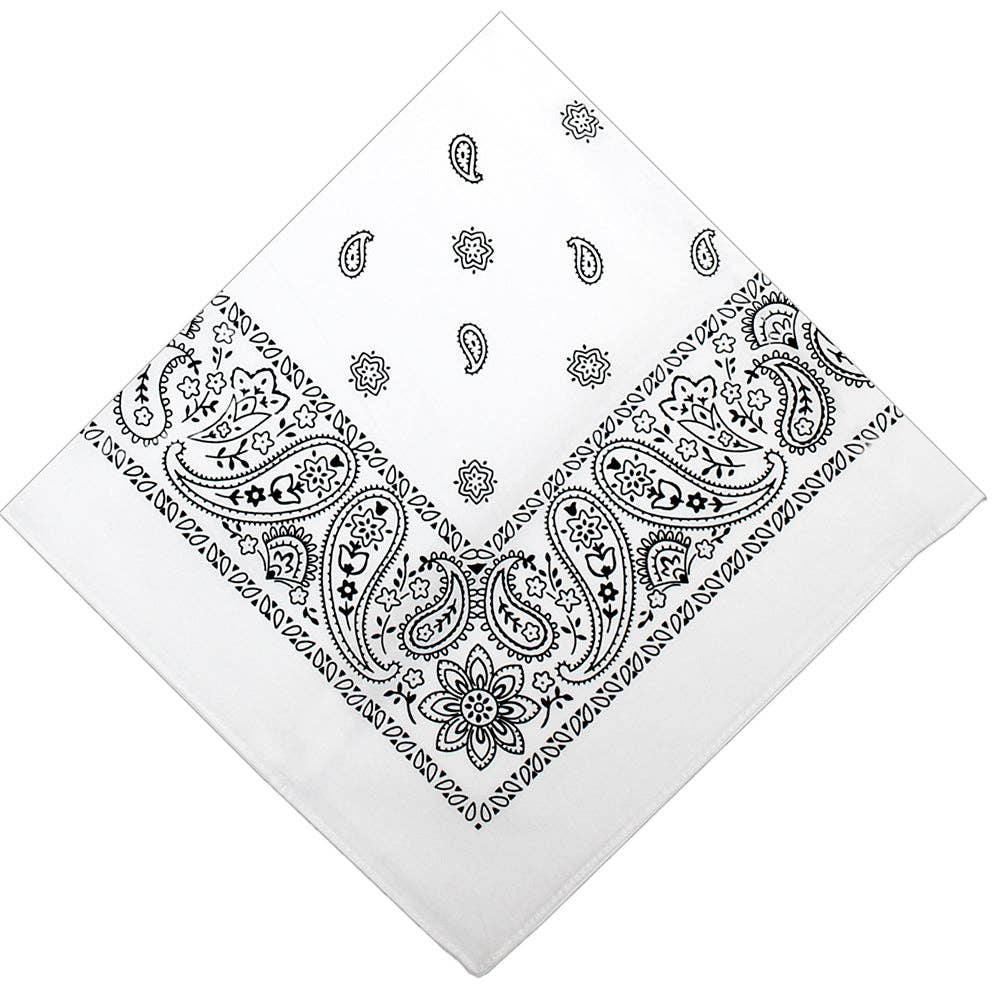 Sophos - Vendita all'ingrosso Bandana - Unisex - Bandana in cotone con fantasia paisley da 56 cm5