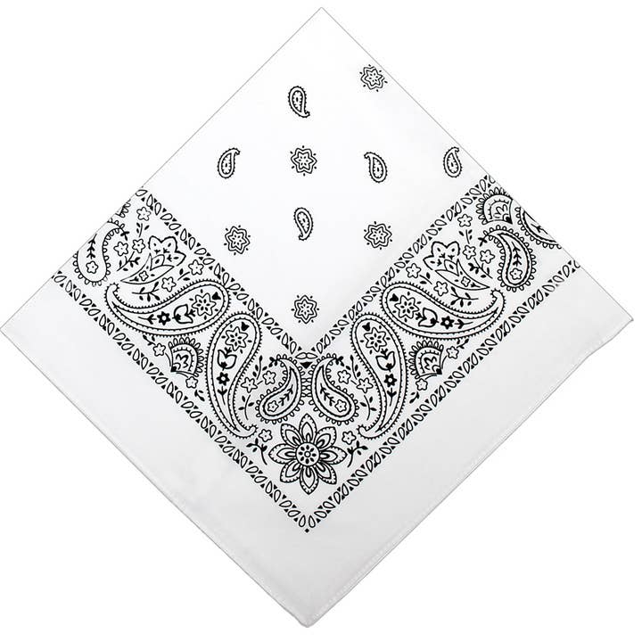 Sophos - Vendita all'ingrosso Bandana - Unisex - Bandana in cotone con fantasia paisley da 56 cm5