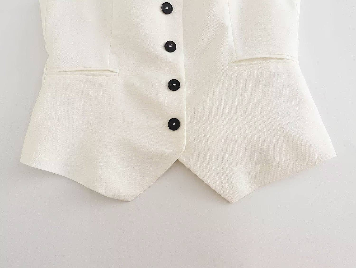 Marayn - Wholesale Suit Set - Women's - Linen Suit Set Blazer Vest and Trousers  Chic Export57