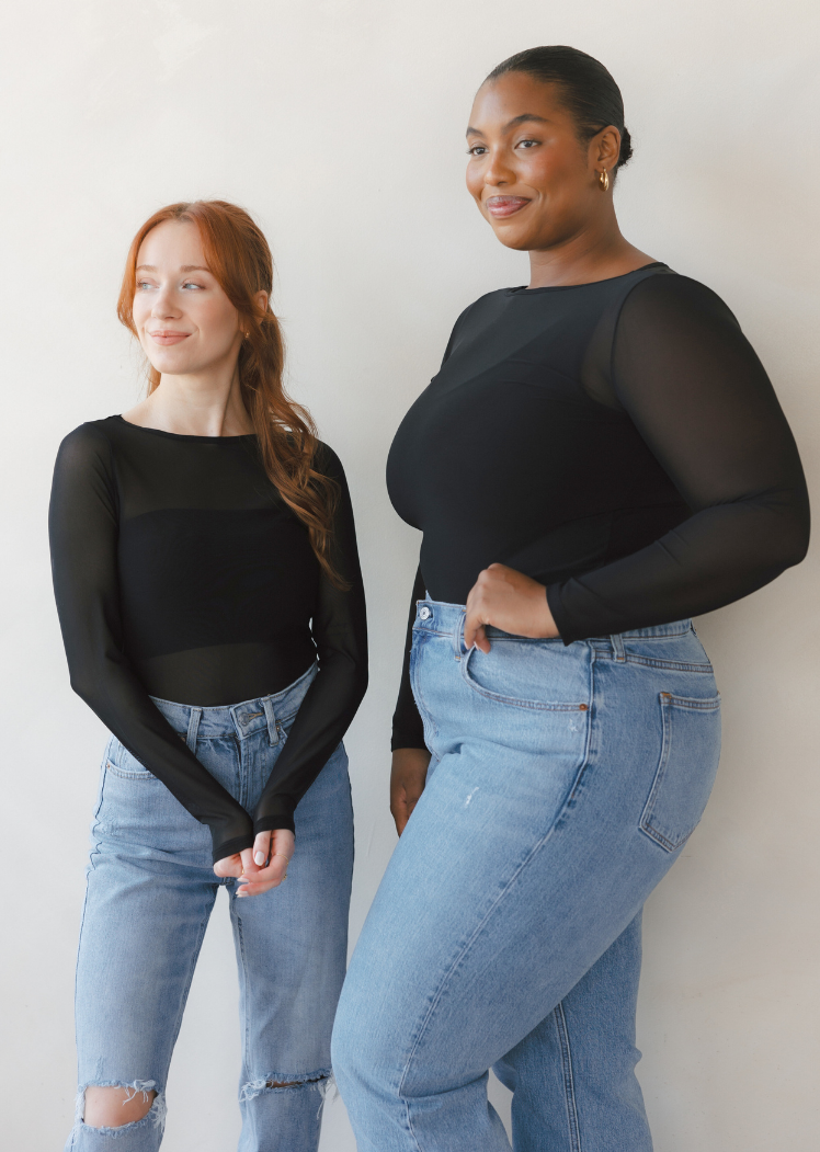 ELIETIAN - Wholesale Gebreide top - Dames - Doorschijnende top met lange mouwen45