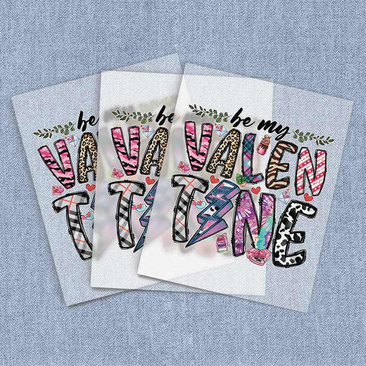 Sois mon Valentin, transferts thermocollants DTF pour la vente par Iron It