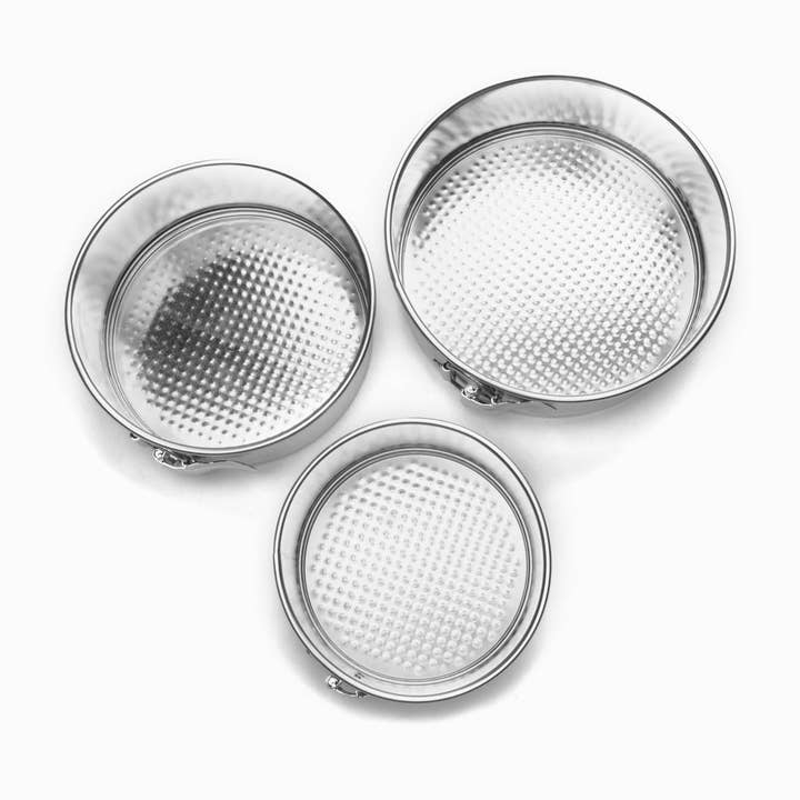 Fox Run Brands - Wholesale Cake tin - Fox Run Mini Springform Pan Set, Tin-Plated Steel, 3-Piece4