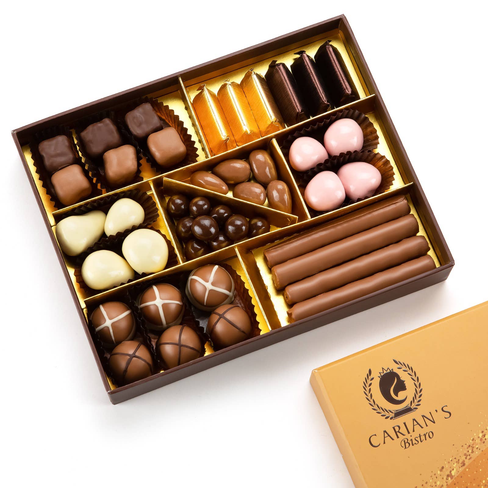 Carian's Bistro Chocolates - Wholesale Chocolate Box - Premium Luxury Chocolate Gift Box, Perfect for Gifting13